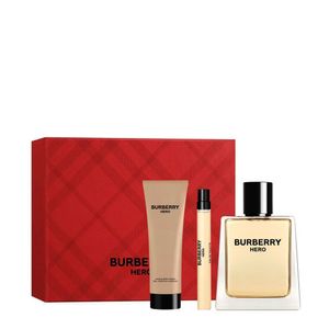 Kit Burberry Hero Masculino - Eau De Toilette 100ml + Shower Gel 75ml + Miniatura 10ml
