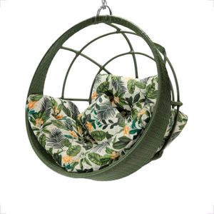 Balanço Ninho Ômega Externo Gourmet Alumínio Teto Verde Rústico C18