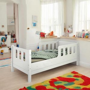 Cama Juvenil Com Proteção Encanto Branca Com Colchão