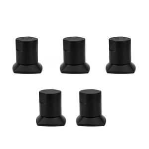 Kit 05 Und Acabamento De Registro Preto Encaixe Padrão Deca Docol 1.2 E 3.4 Docol