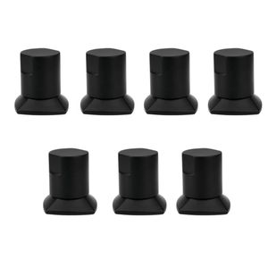 Kit 07 Und Acabamento De Registro Preto Encaixe Padrão Deca Docol 1.2 E 3.4 Docol