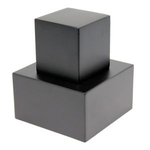 Acabamento Registro Quadrado Metal Preto Fosco 1 1/2 - 1 1/4 Encaixe Padrao Deca Preto