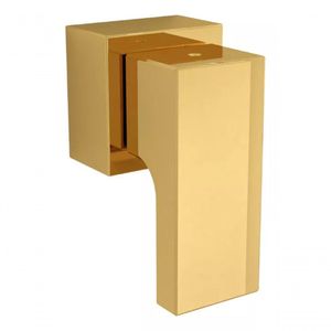 Acabamento Registro Gaveta Ou Pressao 1/2 3/4 Dourado Alavanca Encaixe Padrao Deca Dourado
