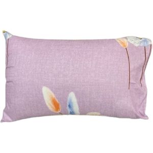 Jogo De Fronha Microfibra Estampada 47x70cm Lavanda