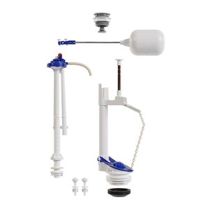 Mecanismo Completo Para Caixas Acopladas Universal Simples Astra Mu-s Acionamento Superior Branco