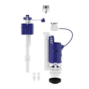 Mecanismo Completo Para Caixas Acopladas Universal Duplo Astra Mdu2-r Acionamento Superior-lateral Branco