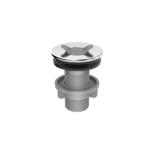 Válvula Para Lavatório Censi Aço Inox Polido Inox Polido 7235-1