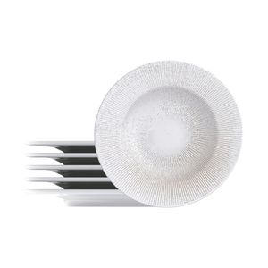 Jogo De Pratos De Sobremesa Tramontina Isabel 6 Peças Em Porcelana Decorada Decorado 96950184