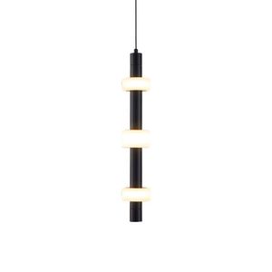 Lustre Pendente Nordecor Aus 2716 Preto Led Bivolt Preto 2716