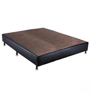 Base Box Casal Sommier Corino Preto Ortobom 138x188x30