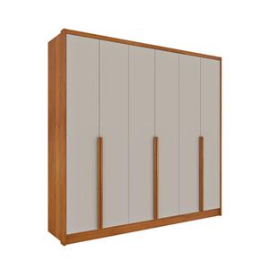 Guarda Roupa Casal 6 Portas 6 Gavetas Fortuna Tcil Cinamomo Off