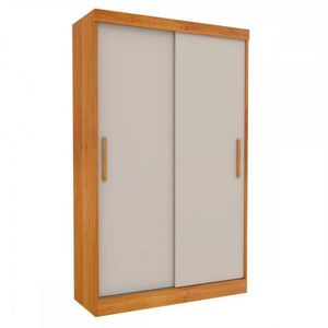 Guarda Roupa Solteiro 2 Portas 2 Gavetas Firenze Tcil Cinamomo Off