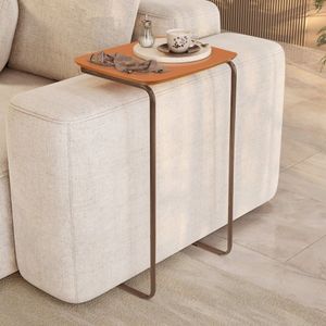 Mesa Lateral Ultraflex - Lf 5011 68x40x33 Cm Terracota-café