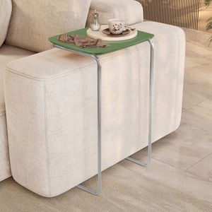 Mesa Lateral Ultraflex 40cm X 33cm X 68cm Verde -cromado