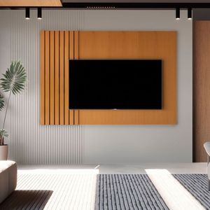 Painel Para Tv Ripado Boto 1.8 136x180x4,5 Cm Nature