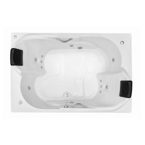 Banheira De Hidromassagem Mondialle Modelo Lecce Elegance 180cm X 120cm X 50cm Em Acrilico Branco