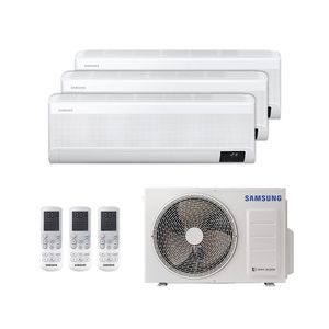 Ar Condicionado Multi Split Inverter WindFree Samsung 24.000 BTUs (1x Evap 9000 e 2x Evap 12000) Quente e Frio 220V