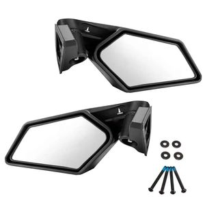 Par De Espelho Retrovisor Universal Ajustável Para Can-am Maverick X3 Utv Gt6093