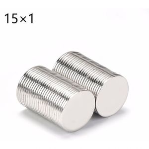 10 Imãs Neodímio - Vários Tamanhos Tamanho 15x1