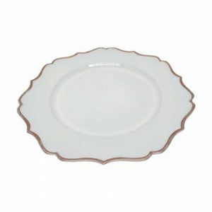 Sousplat Barroco 33 Cm Branco