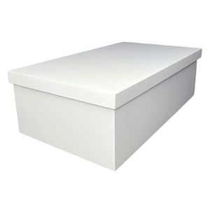 Caixa Para 2 Garrafas De Vinhos (35x20x11) Branco
