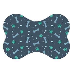 Tapete Comedouro Ração Cachorro Pet Cão Dog Lona Nº3 - 37x54