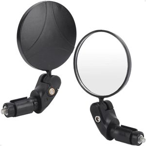 Kit 2 Peças Espelho Retrovisor Giratório 360° Lorben Bike Guidão Bicicleta Articulado Segurança