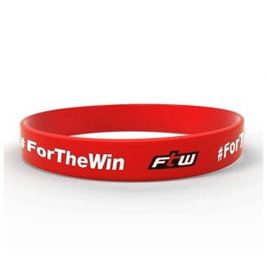 Pulseira De Silicone #forthewin Padrão Único