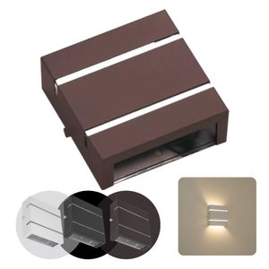 Arandela Quadrada Frisada 2 Focos De Luz -soquete G9 (il1817) Marrom