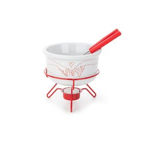 Jogo Aparelho Fondue Mon Amour Forma Inox 801954 5 Peças