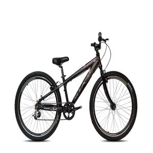 Bicicleta Aro 26 Freeride Gta Garfo Rigido Freio V-brake Preta Ads Branco