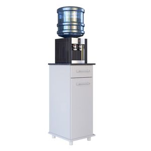 Balcão Simples 1 Porta 1 Gaveta Moema Bco/bco Uv
