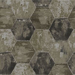 Papel De Parede Ez Benjamin Colméias Em Mármore Cinza Gt0203 - Rolo 10m X 0,53m