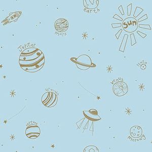 Papel De Parede Pure Kids Teens Space Kt68462 Tam. 4m² Papel De Parede Pure Kids & Teens Space Kt68462