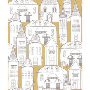 Papel De Parede Pure Kids Teens Village Kt68442 Tam. 4m² Papel De Parede Pure Kids & Teens Village Kt68442