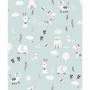 Papel De Parede Pure Kids Teens Animals Kt68459 Tam. 4m² Papel De Parede Pure Kids & Teens Animals Kt68459