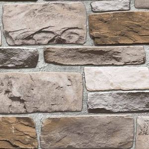 Papel De Parede Stone Age 1 Pedras 3d Sn601801r