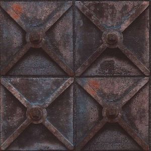 Papel De Parede Stone Age 1 Ferro 3d Sn602802r