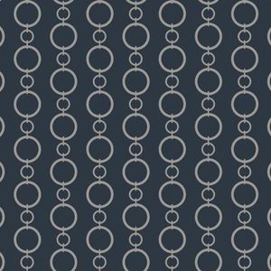 Papel De Parede Waverly Stripes Chain Stripe Azul Sv2744 Waverly Stripes Sv2744