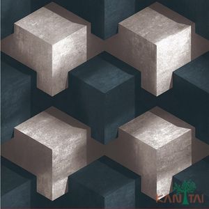 Papel De Parede Stone Age 1 Cubos 3d Sn600402r