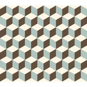 Papel De Parede Oba Geométrico 3d Ob71203r Tam. 4m² Papel De Parede Oba Geométrico 3d Ob71203r