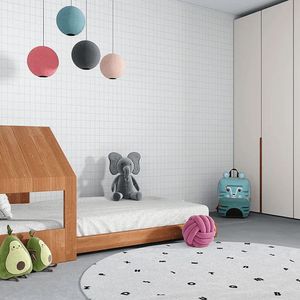 Papel De Parede Sonhos Grid Azul 4223 Papel De Parede Sonhos 4223