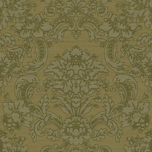 Papel De Parede Tradizioni Damask Verde 33347