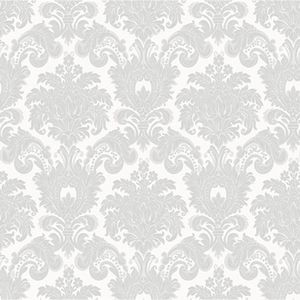 Papel De Parede Tradizioni Damask Cinza 33321