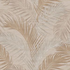 Papel De Parede Tradizioni Folhagem Bege 33314