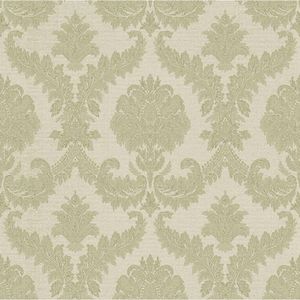 Papel De Parede Tradizioni Damask Verde 33335