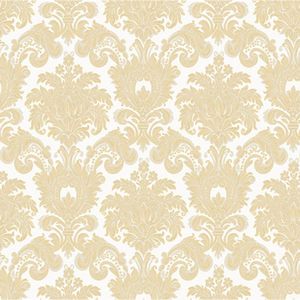 Papel De Parede Tradizioni Damask Amarelo 33322
