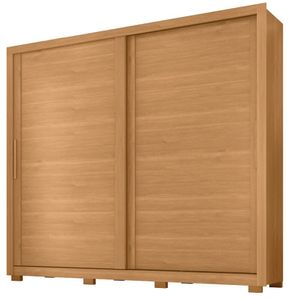 Guarda Roupas Casal 2 Portas De Correr 4 Gavetas Premier Zanzini Madeirado