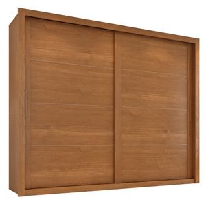 Guarda Roupas Casal 2 Portas De Correr 6 Gavetas Imperador Zanzini Madeirado