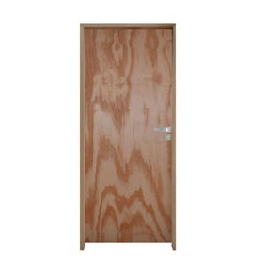 Porta Lisa Mescla Batente Ecológico 09 Cm Fechadura Modena Wc Cromada 82 X 2.10 Esquerdo - Hale